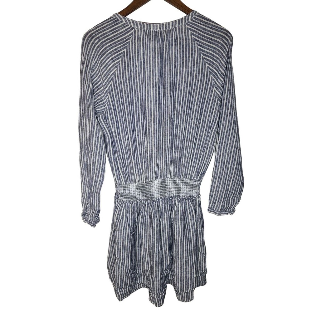 Rails Jasmine Tibet Stripe Lightweight Linen Long… - image 2